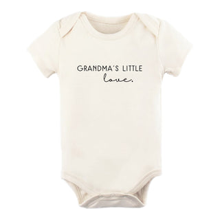 Grandma's Little Love Organic Cotton Short Sleeve Baby Bodysuit