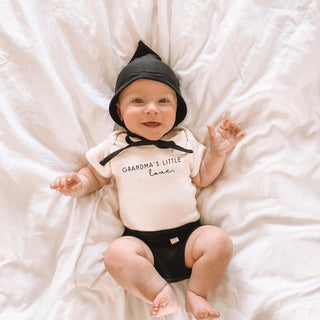 Grandma's Little Love Organic Cotton Short Sleeve Baby Bodysuit