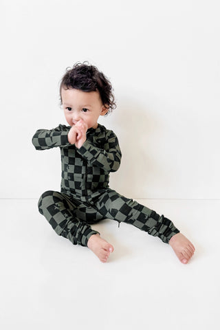 Olive Checkered Star LUXIE®