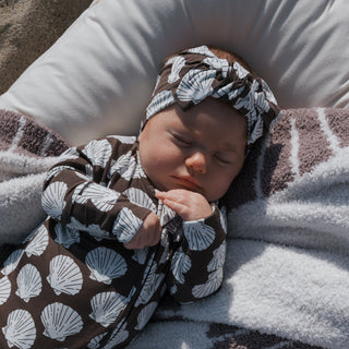 Bamboo Head Wrap | Seashells