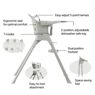 Mompush Olli High Chair
