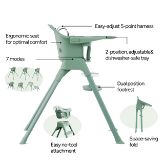 Mompush Olli High Chair