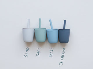 Mini Straw Cup - Silicone Straw Cup for Babies & Young Toddles