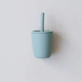 Mini Straw Cup - Silicone Straw Cup for Babies & Young Toddles