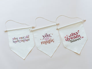 Daydream Believer Canvas Pennant