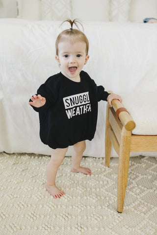 Snuggle Weather Sweatshirt Romper - more colors