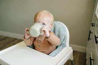 Sage Green Suns IKEA Antilop Highchair Cushion Cover - Wipeable, Highchair Accessories