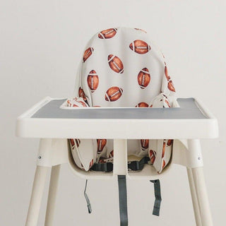 Football Print Highchair Cushion Cover for IKEA Antilop - Wipeable