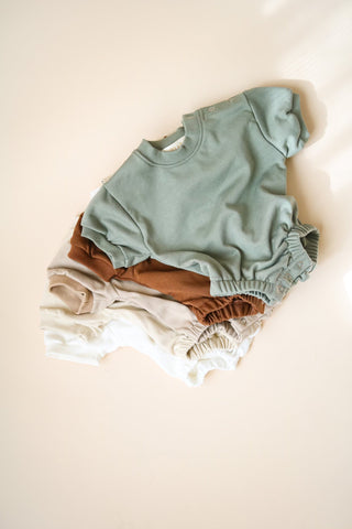 Short Sleeve Bubble Romper