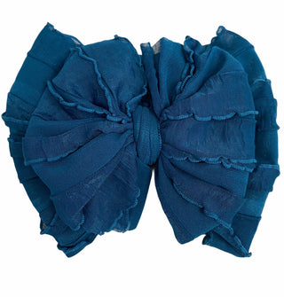 Ruffled Headband | Teal