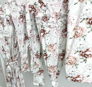 Floral Dreams | Two-Way Zip Footie