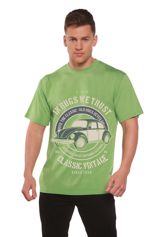 In Bugs We Men's Bamboo Viscose/Organic Cotton Short Sleeve Graphic T-Shirt