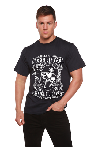 Iron Lifter Men's Bamboo Viscose/Organic Cotton Short Sleeve Graphic T-Shirt