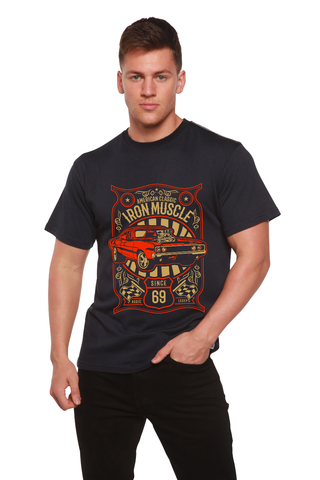 Iron Muscle Men's Bamboo Viscose/Organic Cotton Short Sleeve Graphic T-Shirt