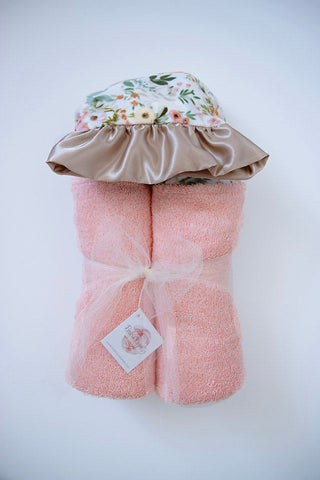 Juliette | Luxe Bamboo Hooded Baby Bath Towel