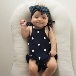 Knit Ruffle Romper | Emery