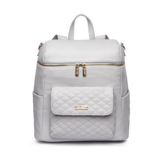 Signature Diaper Bag Stone Grey