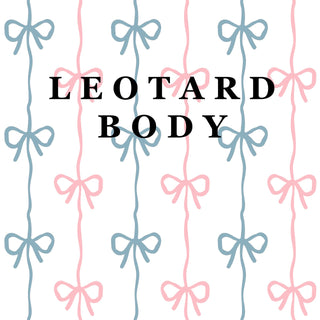 Pink and Blue Bow Shortie Leotard