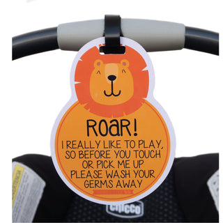 Lion No Touching Tag