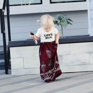 Love Bug Organic Cotton Short Sleeve Baby Bodysuit