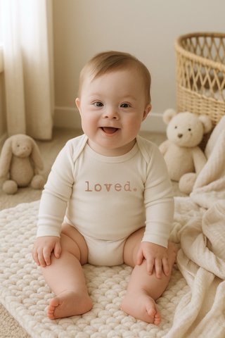 Loved Clay Organic Cotton Baby Bodysuit Long Sleeve