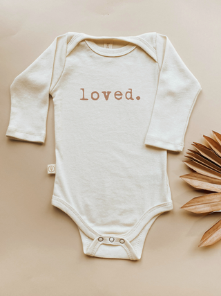 Loved Clay Organic Cotton Baby Bodysuit Long Sleeve