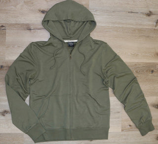 Men's Eco-Smart Full-Zip Bamboo Viscose Hoodie