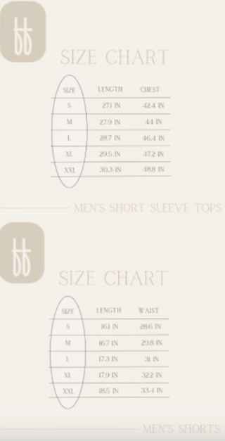 Men's Bamboo Short Pajama  | Arm Day