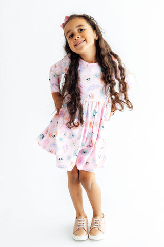 Sugar Rush L/S Pocket Twirl Dress