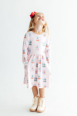 Let it Snow L/S Pocket Twirl Dress