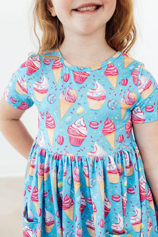 Delightful Desserts S/S Pocket Twirl Dress