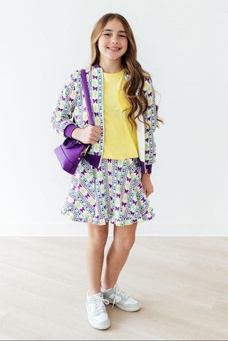 Mardi Gras Satin Jacket