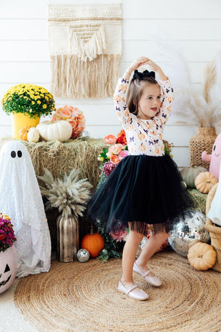 Pretty in Pumpkin L/S Tutu Dress