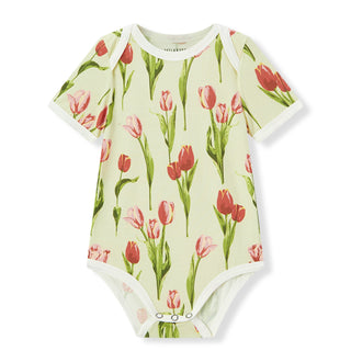 Tulip Luxe Stretch Short Sleeve One Piece