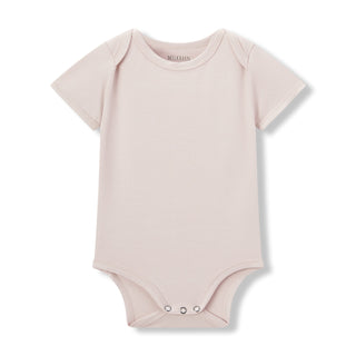 Sepia Rose Luxe Solid Short Sleeve One Piece