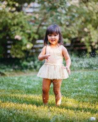 Coastal Crab Ballet Skirt Swimsuit