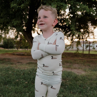 Bamboo Two Piece Pajamas | Mallard