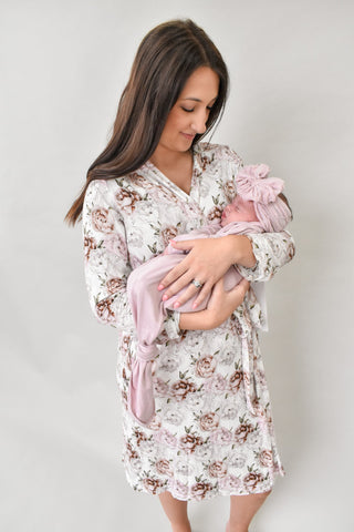 Floral Dreams | Women's Bamboo Robe