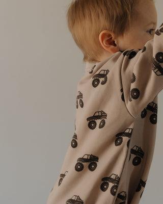 Sweatshirt Romper | Monster Truck