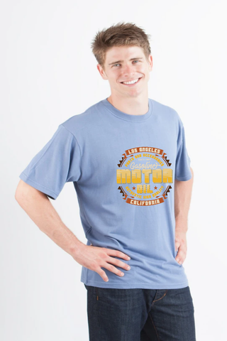 Motor oil Men's Bamboo Viscose/Organic Cotton Short Sleeve Graphic T-Shirt