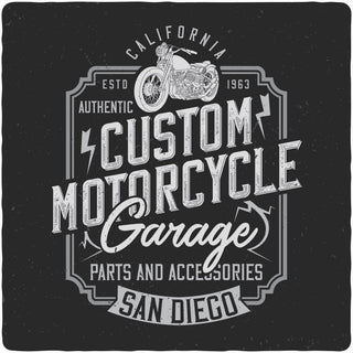 Mototrcycle Garage Men's Bamboo Viscose/Organic Cotton Short Sleeve Graphic T-Shirt