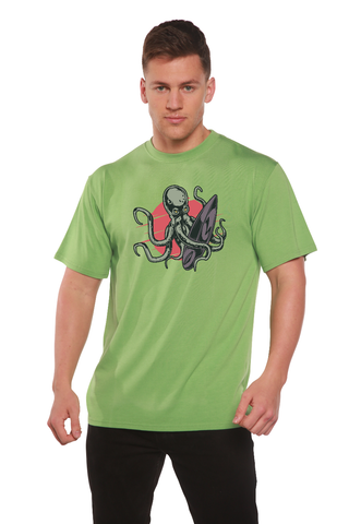 Octopus Men's Bamboo Viscose/Organic Cotton Short Sleeve Graphic T-Shirt