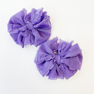 Ruffle Clip | Orchid