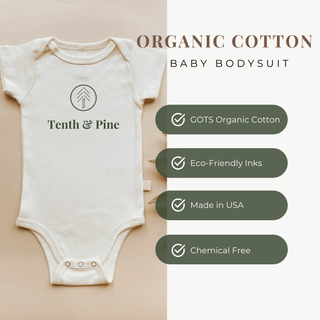 Auntie is my Bestie Organic Cotton Short Sleeve Baby Bodysuit