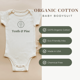 Olive My Heart Organic Cotton Baby Bodysuit