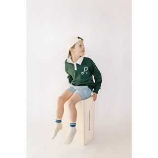 "P" Kids Embroidered Pullover