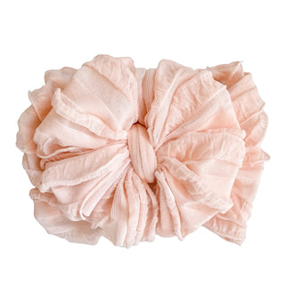Peachy Keen | Signature Ruffled Baby Headband