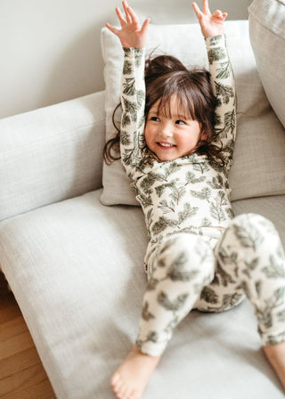 Alpaca Organic Cotton Long Sleeve Two Piece Pajama Set