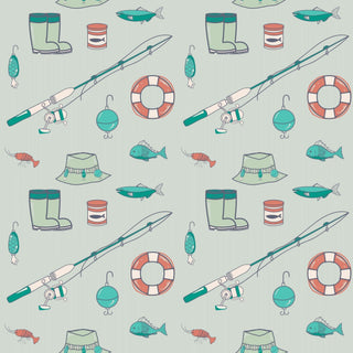 Fishing Poles Polo Romper