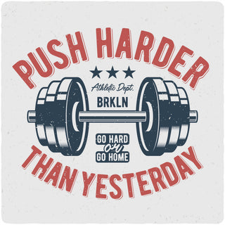 Push Harder Men's Bamboo Viscose/Organic Cotton Short Sleeve Graphic T-Shirt